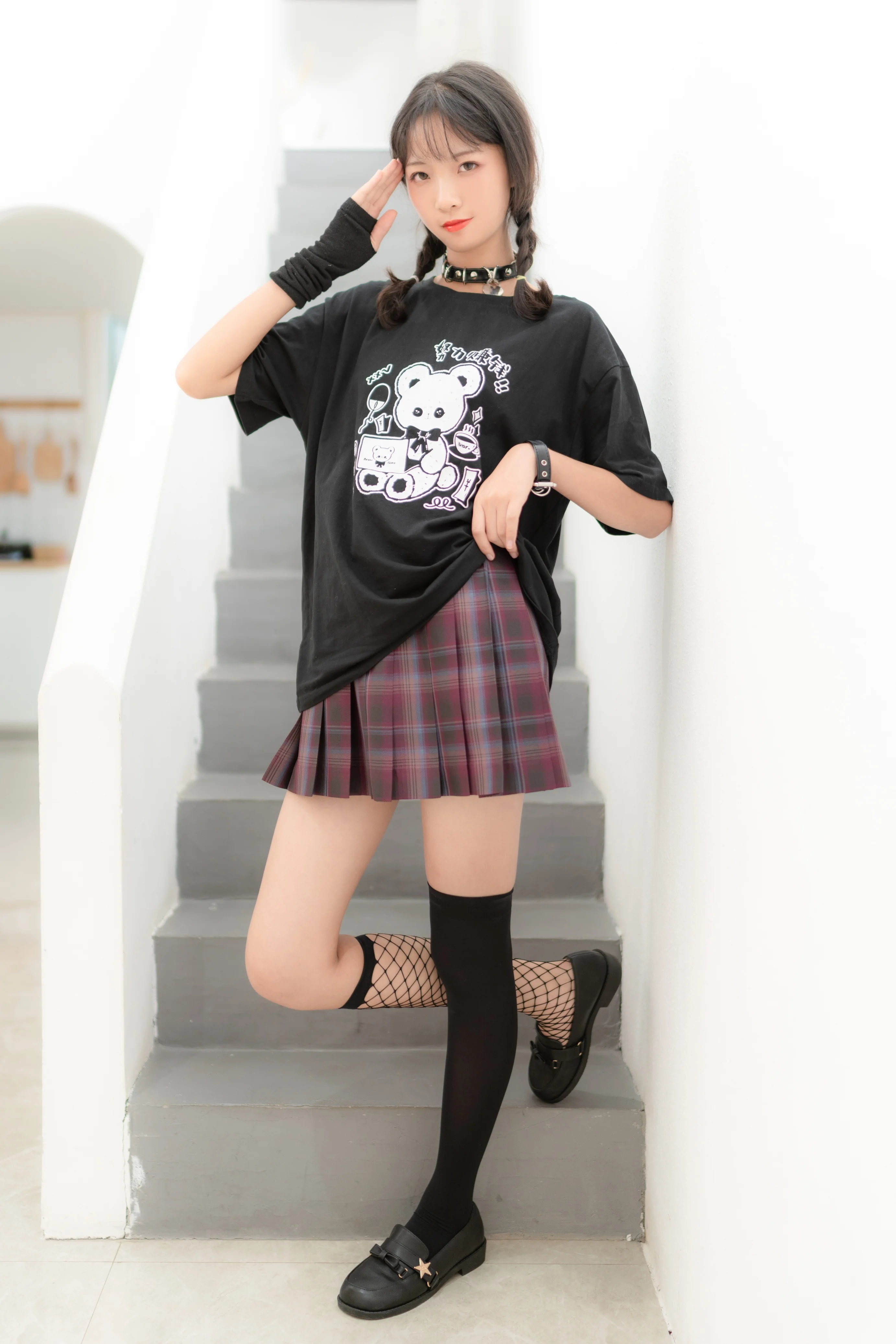 西瓜少女·JK双拼袜-3