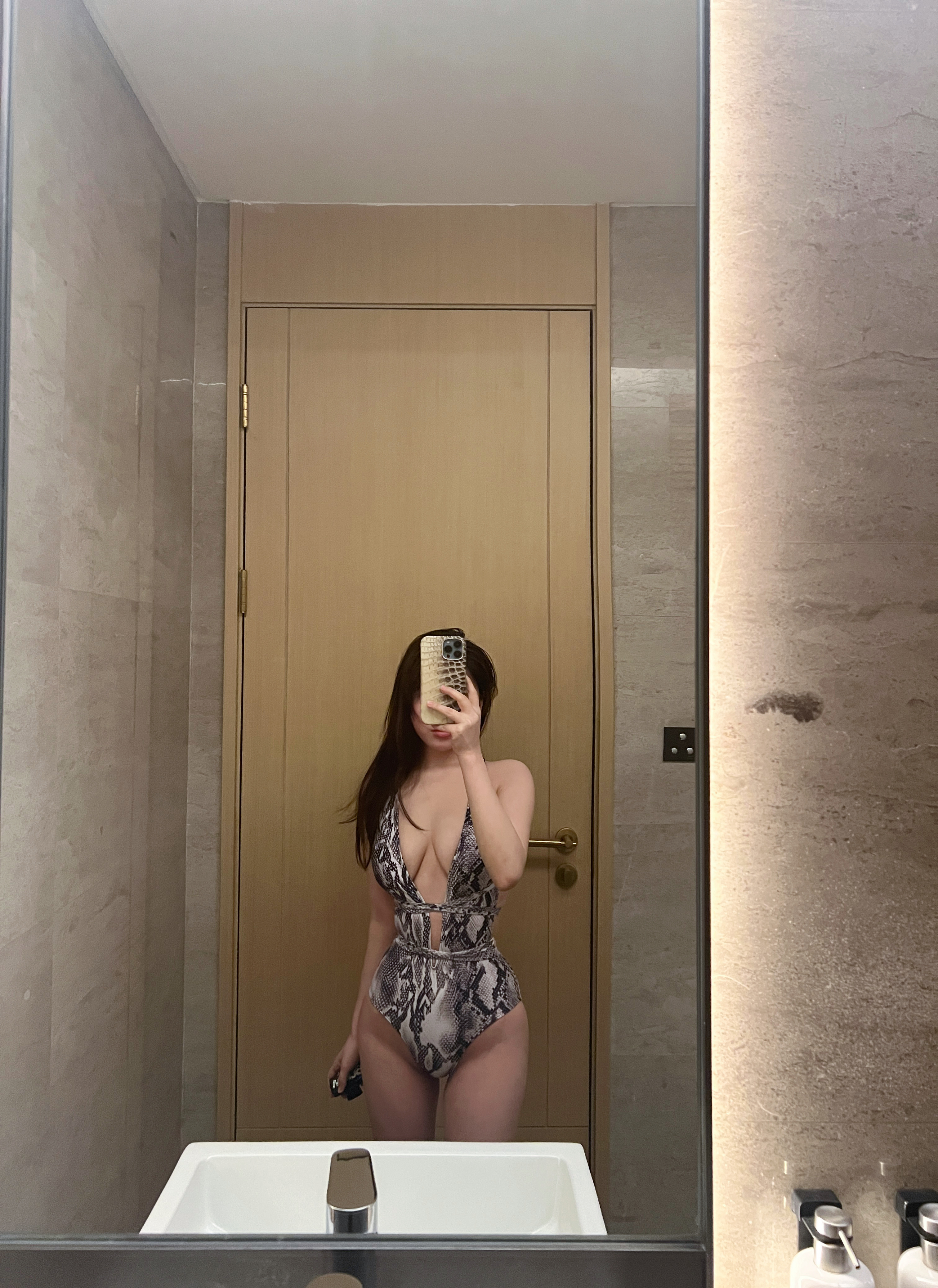 奔跑的晶骡儿·微密圈系列 泳衣波霸-4