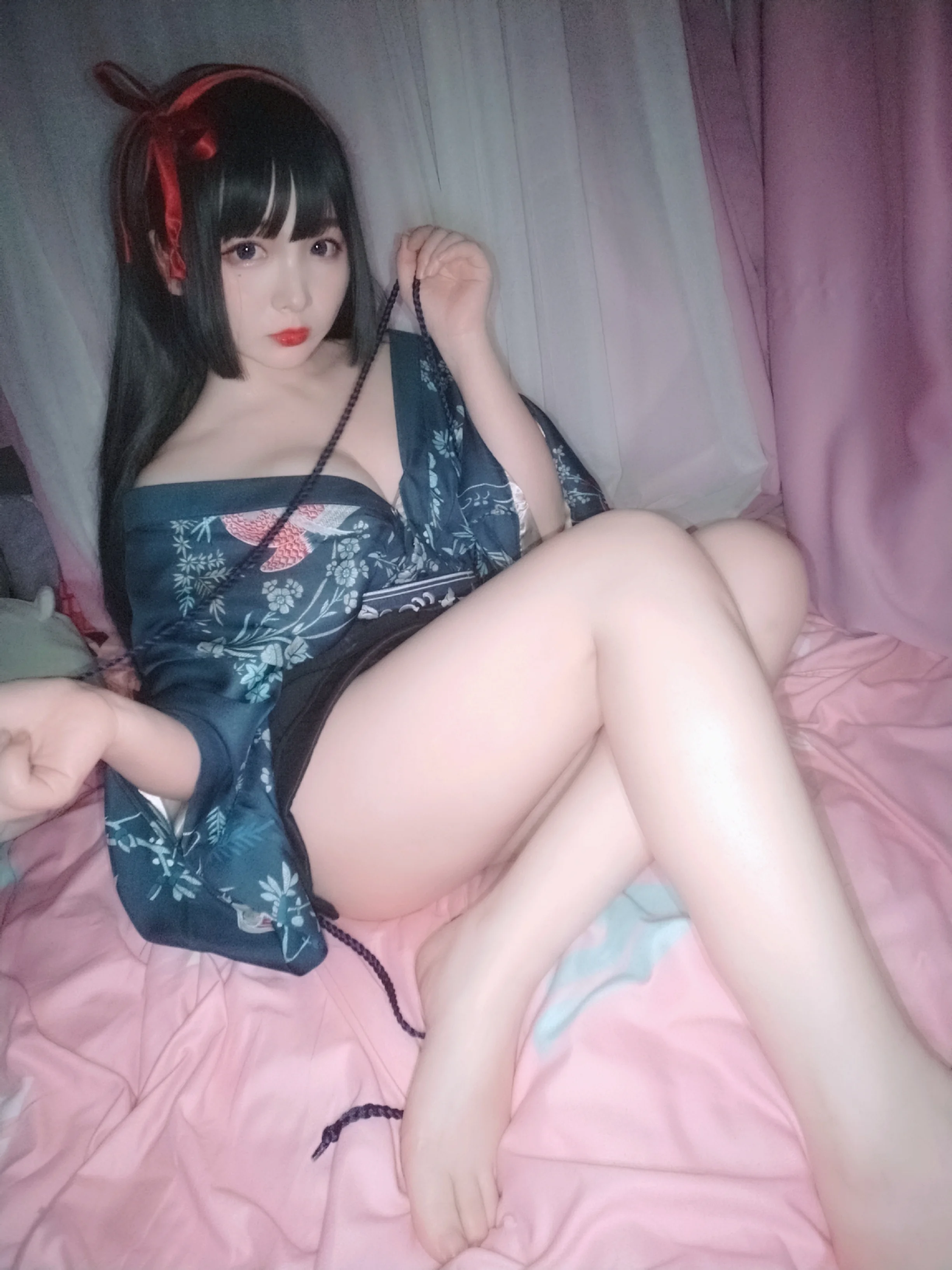 古川kagura-NO.041 蓝睡衣-1