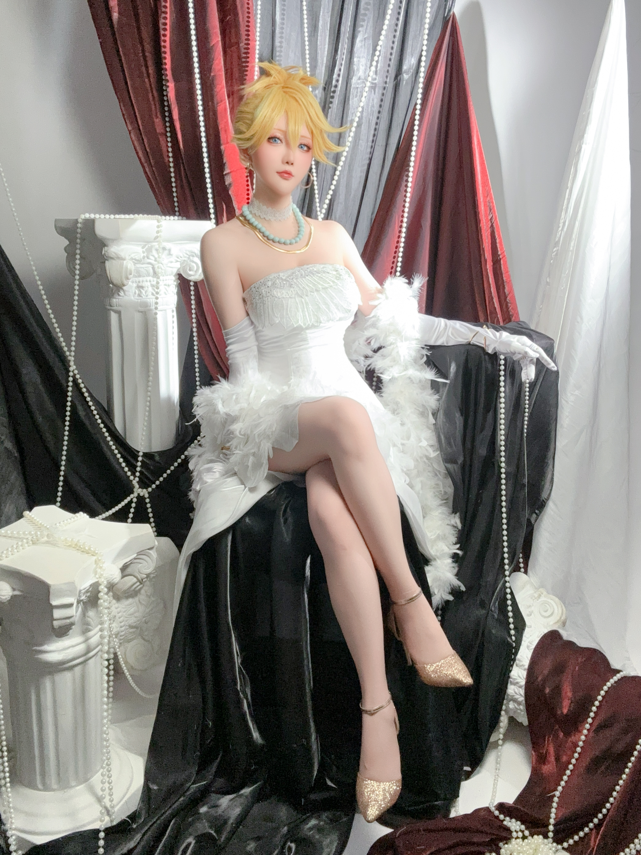 星之迟迟·吊带袜天使+潘迪礼服-1